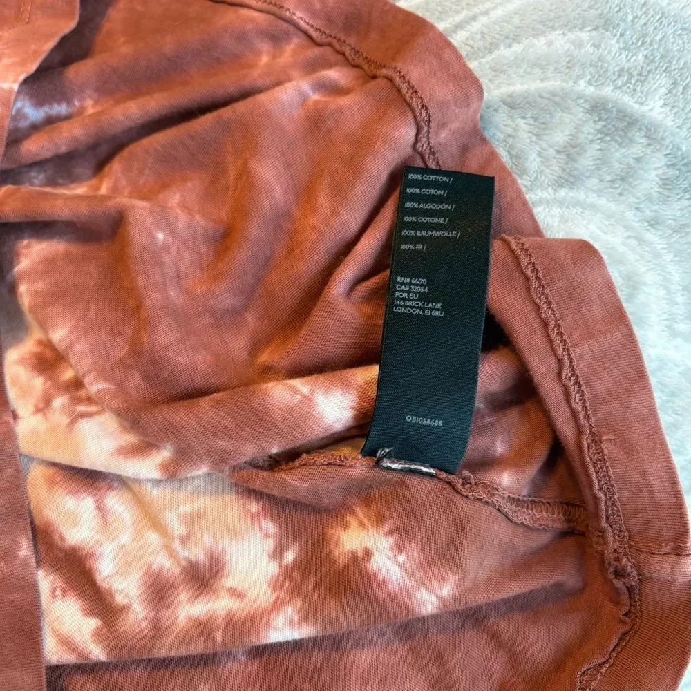 Free People Tie-Dye Long Sleeve Top